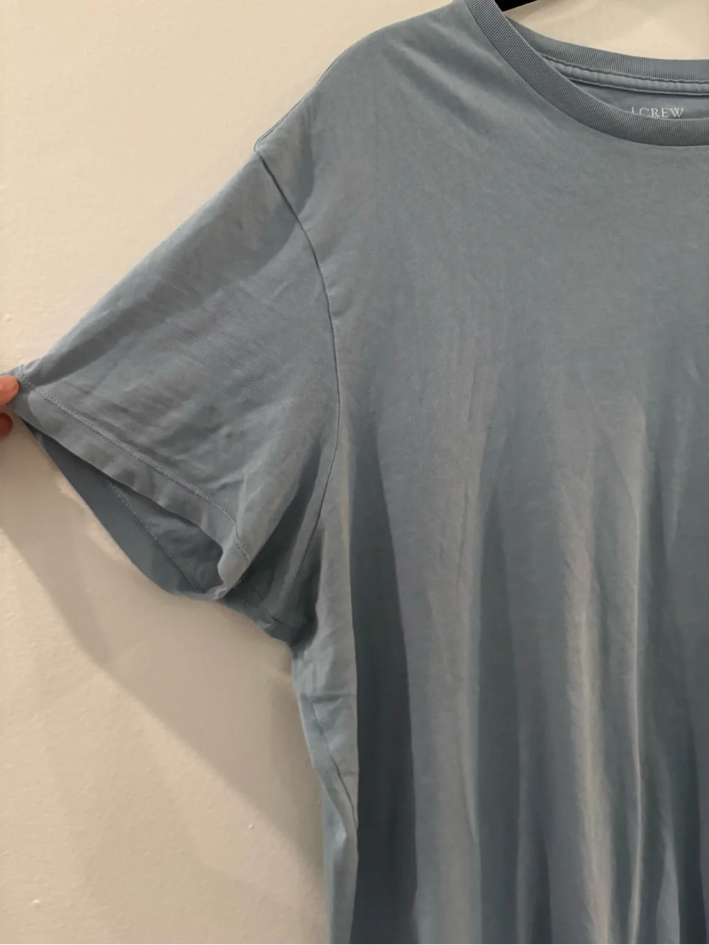 J. Crew Light Blue Short Sleeve Crewneck Tee